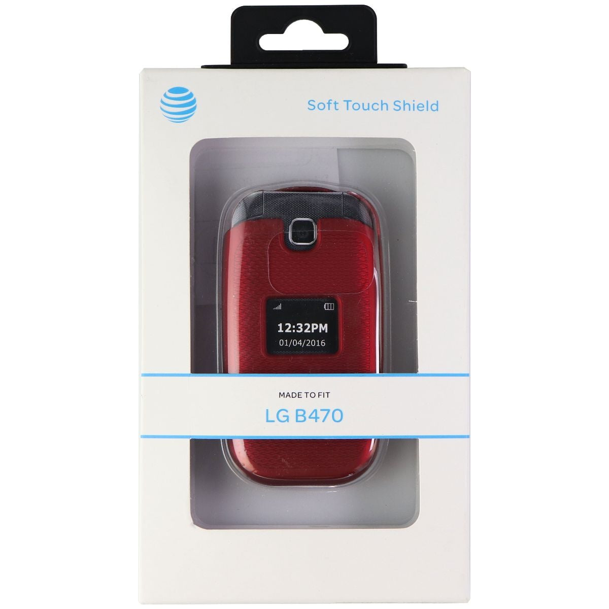 AT&T Soft Touch Shield Hard Case for LG B470 Flip Phone - Red Cell Phone - Cases, Covers & Skins AT&T - Simple Cell Bulk Wholesale Pricing - USA Seller