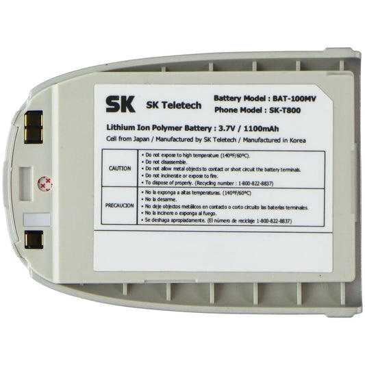 Verizon Nokia BAT-100MV Li-Ion Polymer Battery Pack (3.7V/1100mAh) for SK-T800 Cell Phone - Replacement Parts & Tools SK Teletech - Simple Cell Bulk Wholesale Pricing - USA Seller