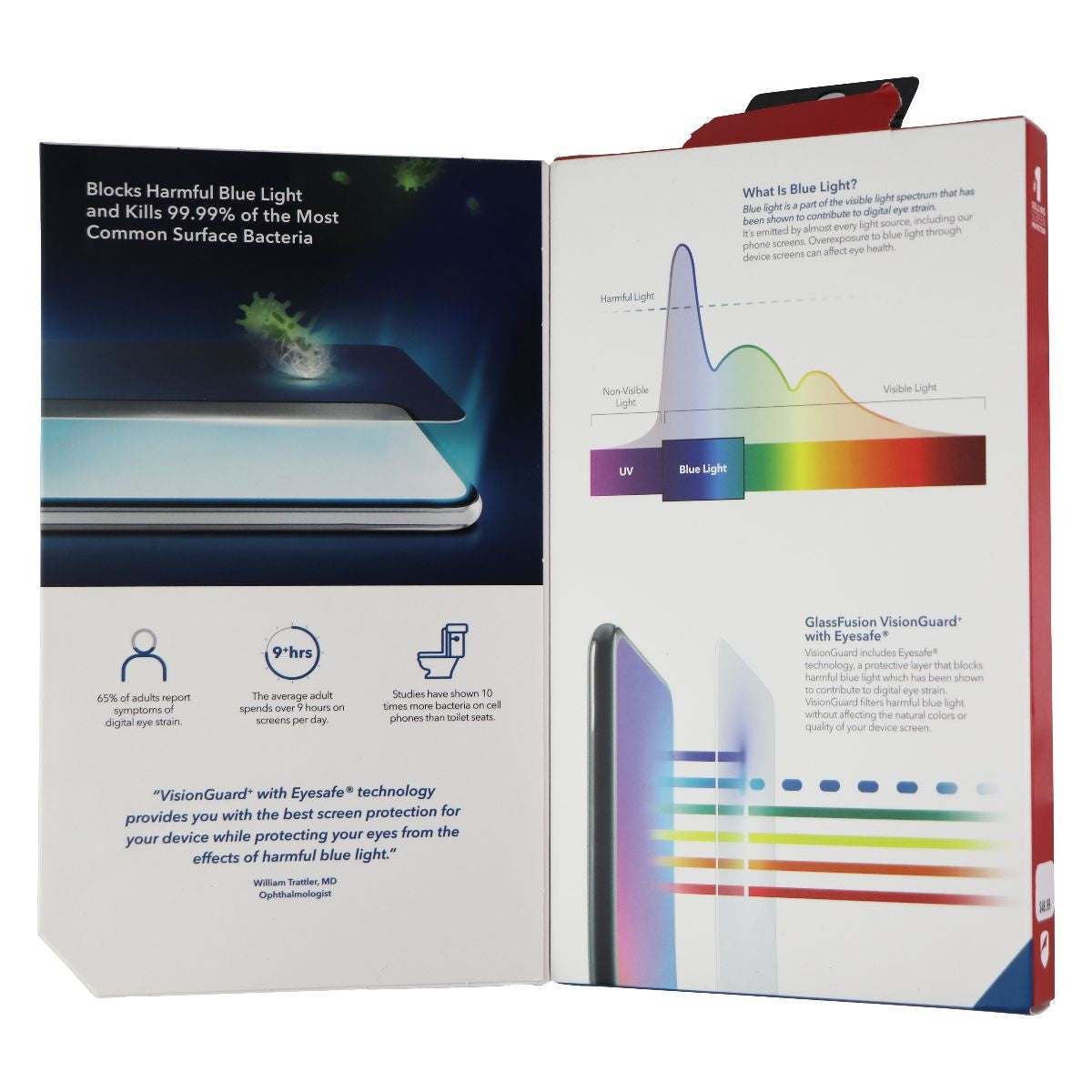 ZAGG (GlassFusion VisionGuard+) for Samsung Galaxy S20 Ultra 5G UW - Clear Cell Phone - Screen Protectors Zagg - Simple Cell Bulk Wholesale Pricing - USA Seller