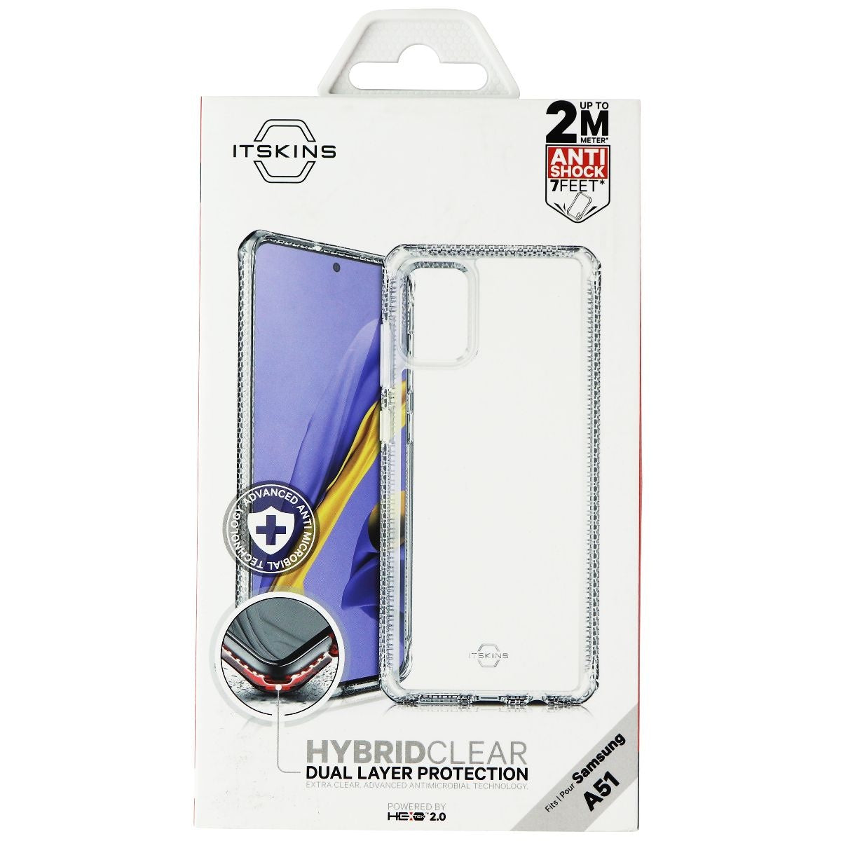 ITSKINS Hybrid Clear Series Case for Samsung Galaxy A51 - Clear Cell Phone - Cases, Covers & Skins ITSKINS - Simple Cell Bulk Wholesale Pricing - USA Seller