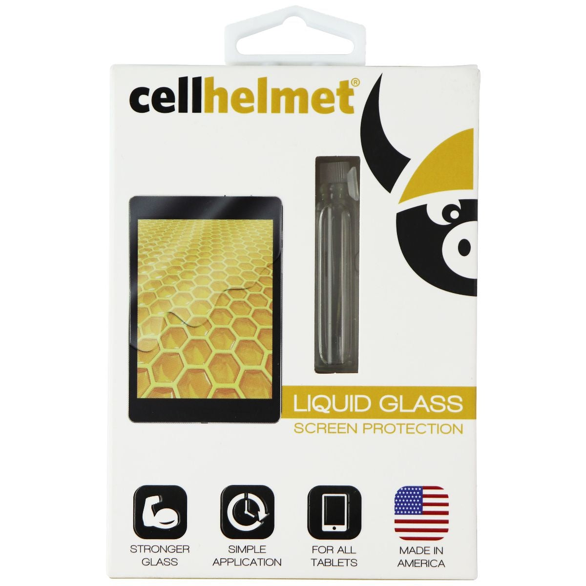 CellHelmet Liquid Glass Screen Protector for Tablets - Clear (1.5 mL) Cell Phone - Screen Protectors CellHelmet - Simple Cell Bulk Wholesale Pricing - USA Seller