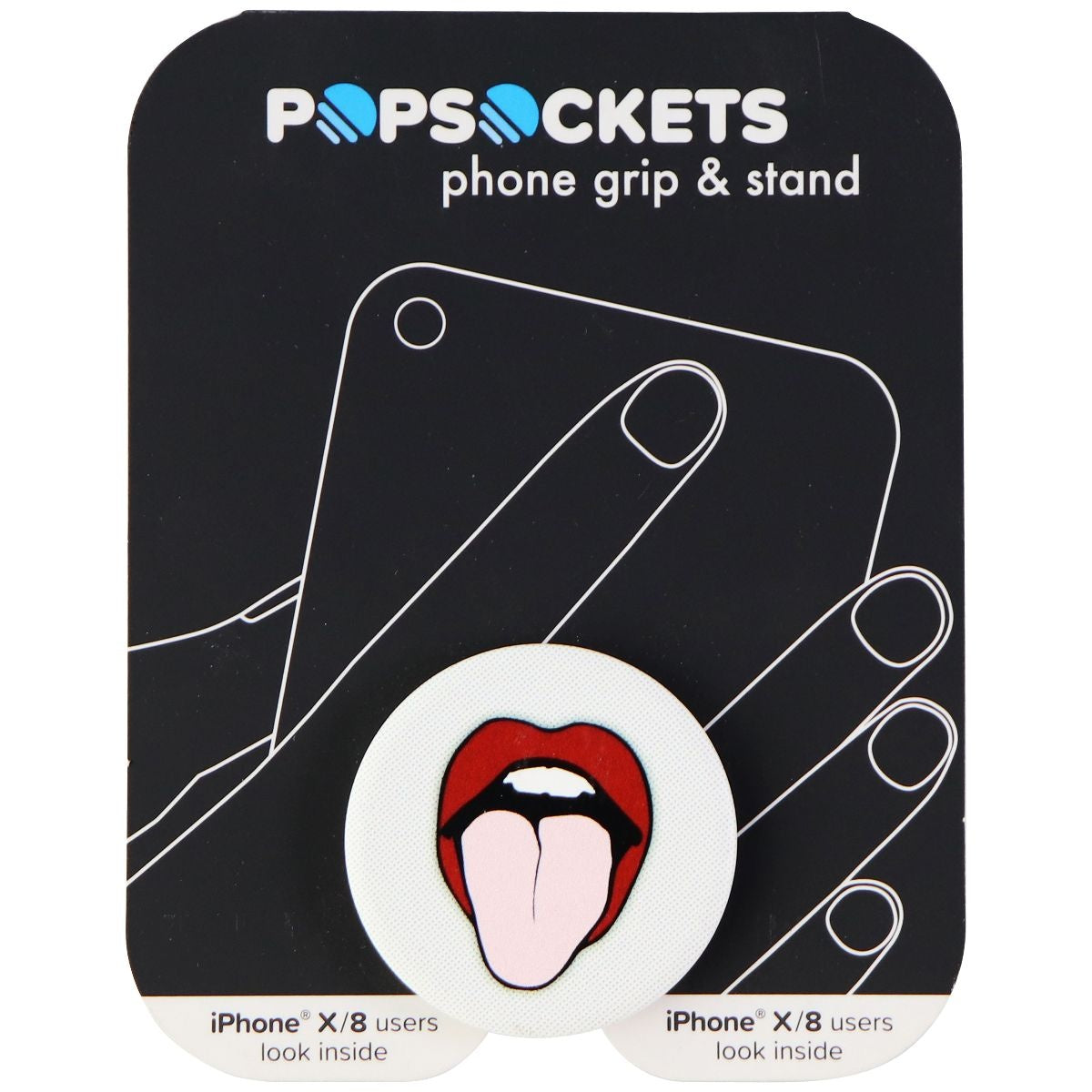PopSockets: Collapsible Grip & Stand for Phones and Tablets - Lips Cell Phone - Mounts & Holders PopSockets - Simple Cell Bulk Wholesale Pricing - USA Seller