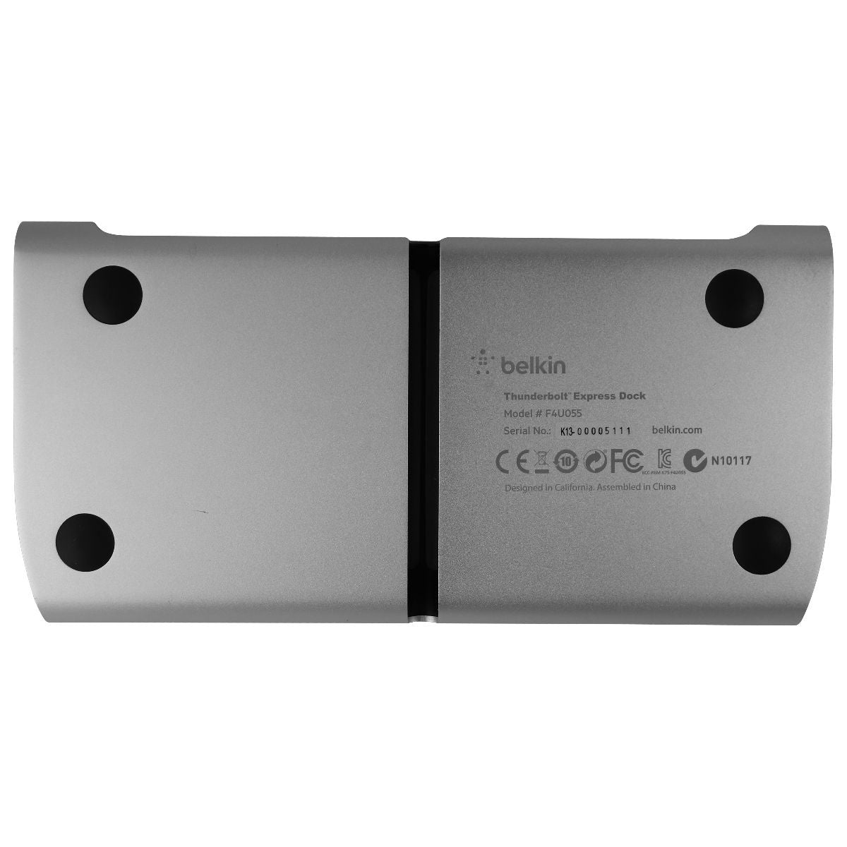 Belkin Thunderbolt Express Dock (Thunderbolt 2) - Silver (F4U055) iPad/Tablet Accessories - Docking Stations/Keyboards Belkin - Simple Cell Bulk Wholesale Pricing - USA Seller