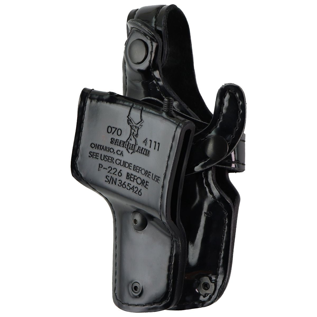 Safariland Right Hand Gun Holster - Gloss Black / P-226 Before (070 4111) / 2 Other Sporting Goods Safariland - Simple Cell Bulk Wholesale Pricing - USA Seller