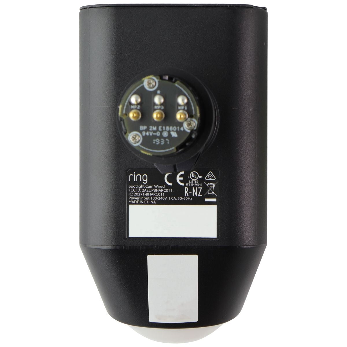 Ring Spotlight Cam Wired - Plugged-in HD Security Camera 8SH1P7-BEN0 Home Surveillance - Security Cameras Ring - Simple Cell Bulk Wholesale Pricing - USA Seller