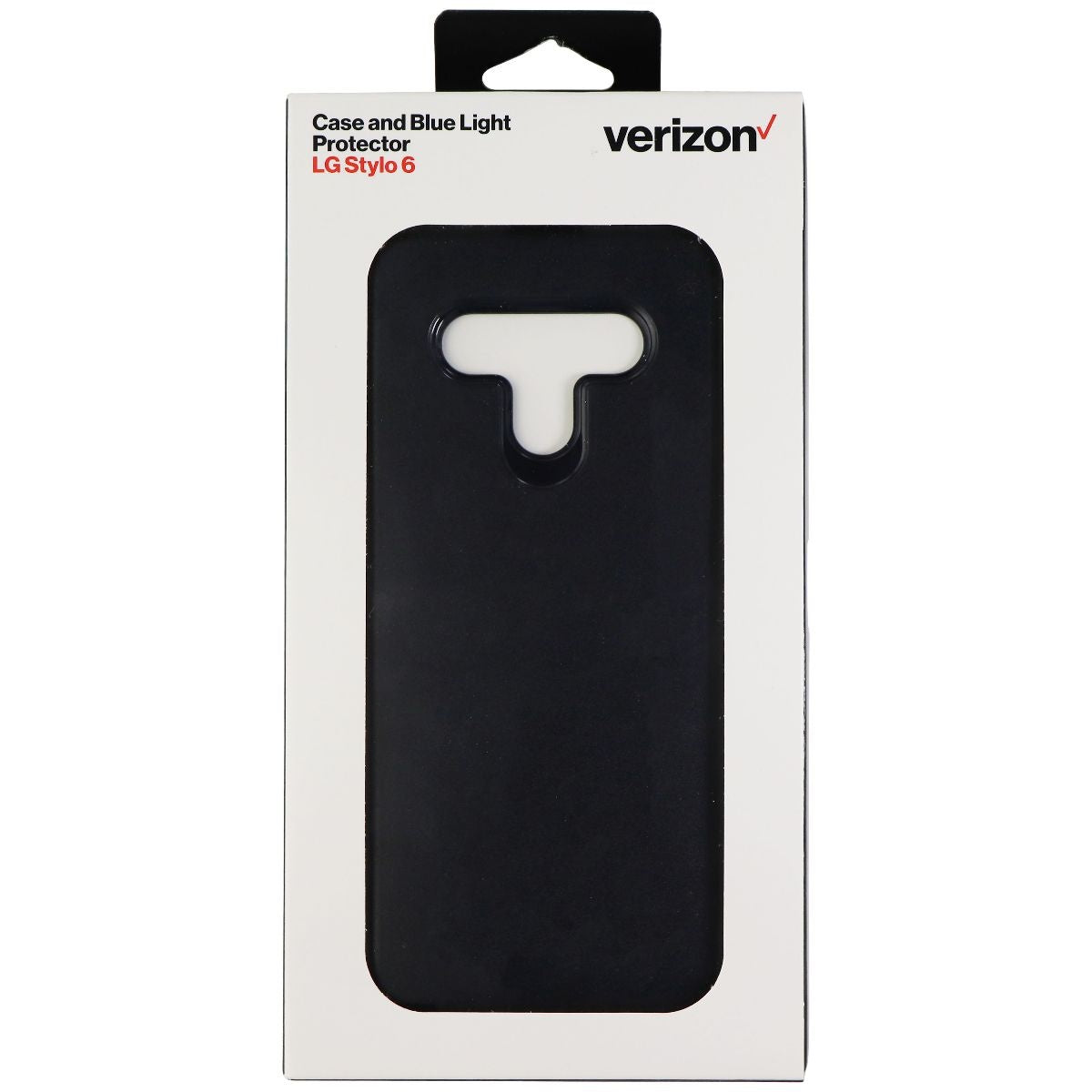 Verizon Rugged Case & Blue Light Screen Protector Bundle for LG Stylo 6 - Black Cell Phone - Cases, Covers & Skins Verizon - Simple Cell Bulk Wholesale Pricing - USA Seller