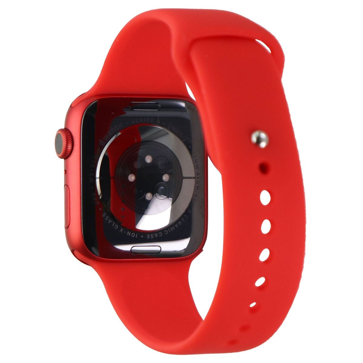 Apple Watch Series 6 (GPS Only) - 44mm (Product) RED Aluminum/Red Sp Band A2292 Smart Watches Apple - Simple Cell Bulk Wholesale Pricing - USA Seller
