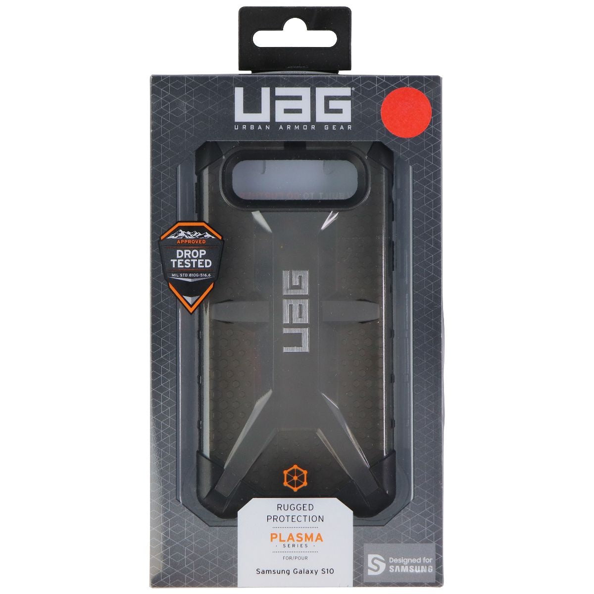 Urban Armor Gear Plasma Series Rugged Case for Samsung Galaxy S10 - Ash/Black Cell Phone - Cases, Covers & Skins Urban Armor Gear - Simple Cell Bulk Wholesale Pricing - USA Seller