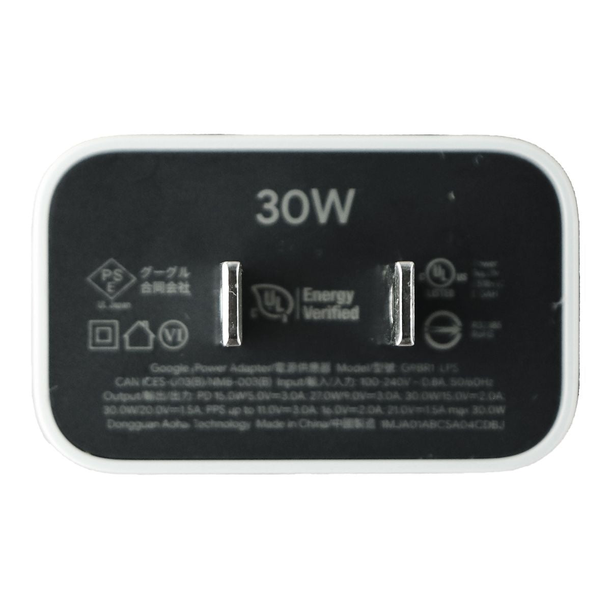Google (30-Watt) Single USB-C Wall Charger Travel Adapter - White (G9BR1) Cell Phone - Chargers & Cradles Google - Simple Cell Bulk Wholesale Pricing - USA Seller