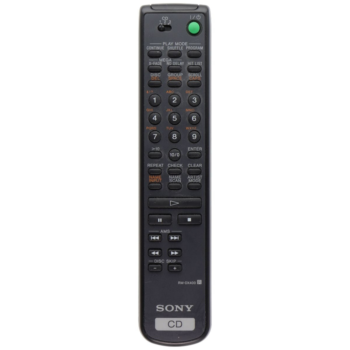 Sony CD Receiver OEM Remote Control (RM-DX400) for Select Sony Receivers TV, Video & Audio Accessories - Remote Controls Sony - Simple Cell Bulk Wholesale Pricing - USA Seller