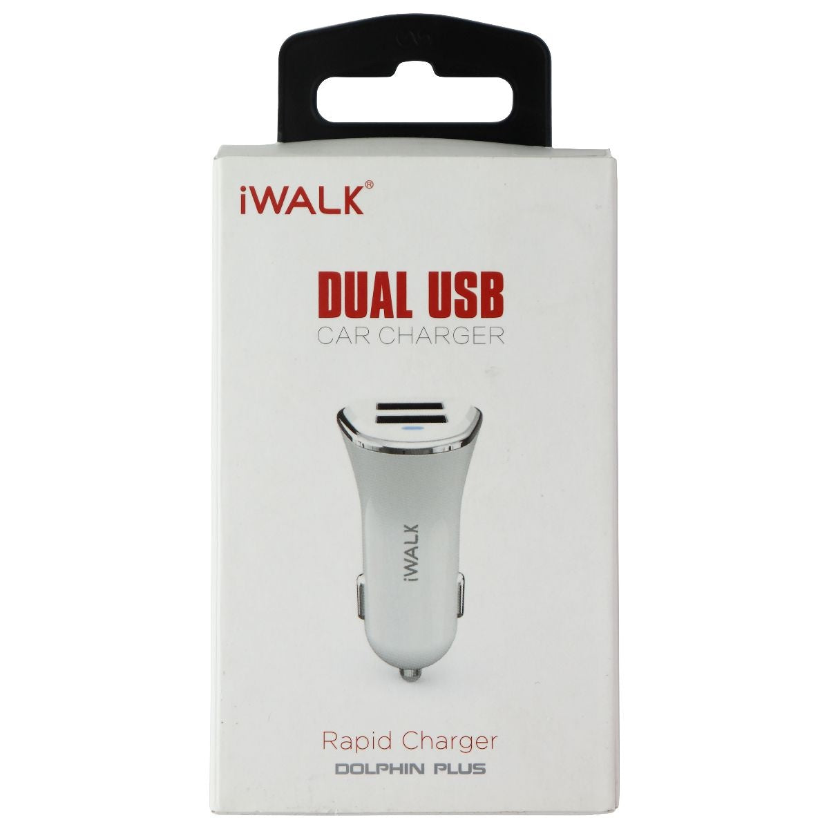 iWALK Dual USB Rapid Car Charger - White Cell Phone - Chargers & Cradles iWalk - Simple Cell Bulk Wholesale Pricing - USA Seller