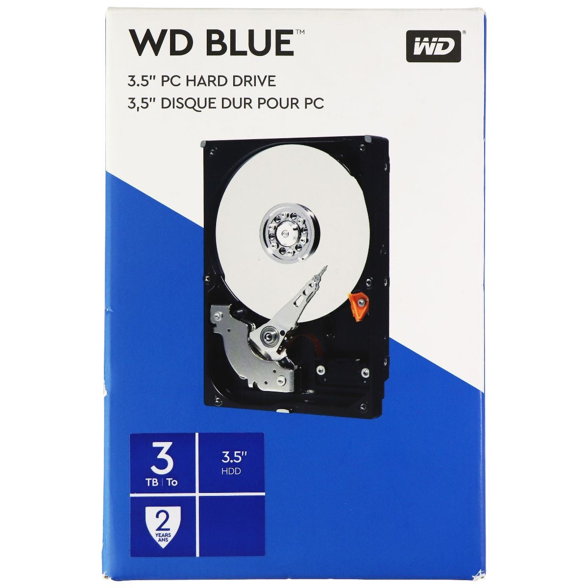 WD Blue 3TB 3.5 Inch PC Hard Drive - Black (WDBH2D0030HNC-NRSN) Digital Storage - External Hard Disk Drives, HDD Western Digital - Simple Cell Bulk Wholesale Pricing - USA Seller