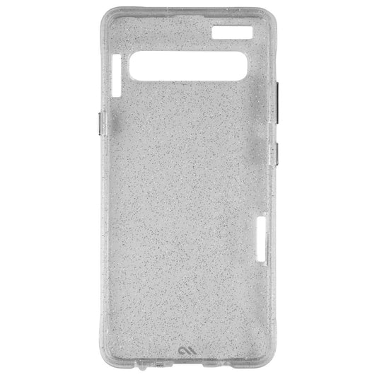 Case-Mate Sheer Crystal Case for Samsung Galaxy S10 5G - Clear / Silver Glitter Cell Phone - Cases, Covers & Skins Case-Mate - Simple Cell Bulk Wholesale Pricing - USA Seller