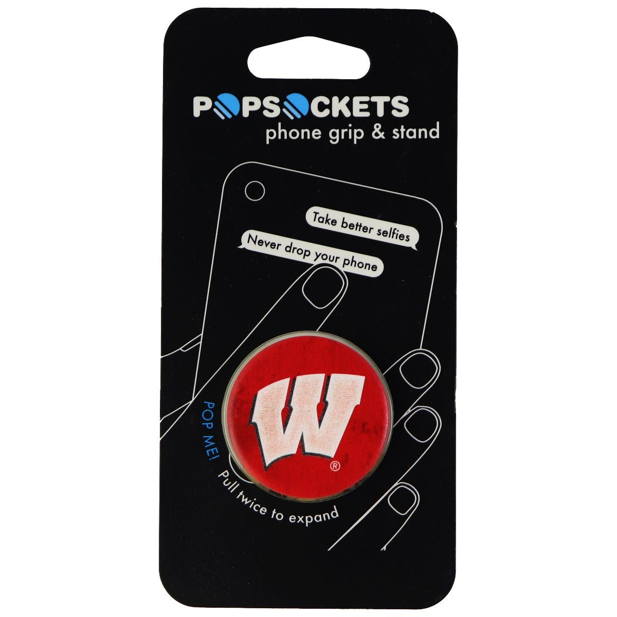PopSockets: Collapsible Grip & Stand for Phones and Tablets - Wisconsin Heritage Cell Phone - Mounts & Holders PopSockets - Simple Cell Bulk Wholesale Pricing - USA Seller