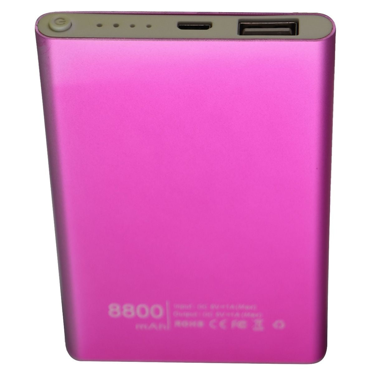 Universal 8,800mAh Single USB Portable Power Bank - Pink Cell Phone - Chargers & Cradles Unbranded - Simple Cell Bulk Wholesale Pricing - USA Seller
