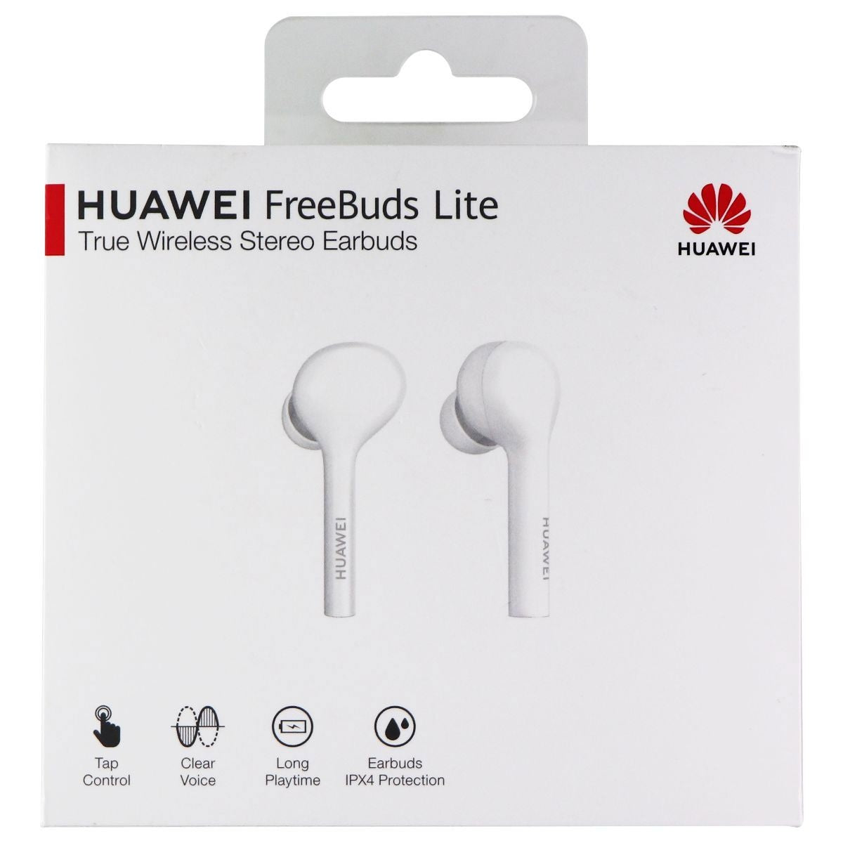 Huawei FreeBuds Lite True Wireless Stereo EarBuds - White (CM-H1C) Portable Audio - Headphones Huawei - Simple Cell Bulk Wholesale Pricing - USA Seller