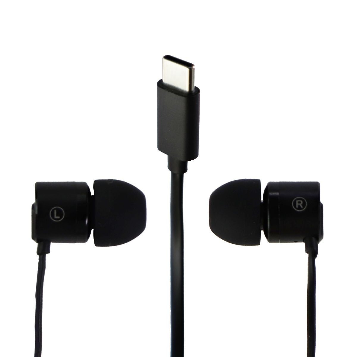 OnePlus Type-C Bullets Earphones In-Ear Headset & Microphone - Black Cell Phone - Headsets OnePlus - Simple Cell Bulk Wholesale Pricing - USA Seller