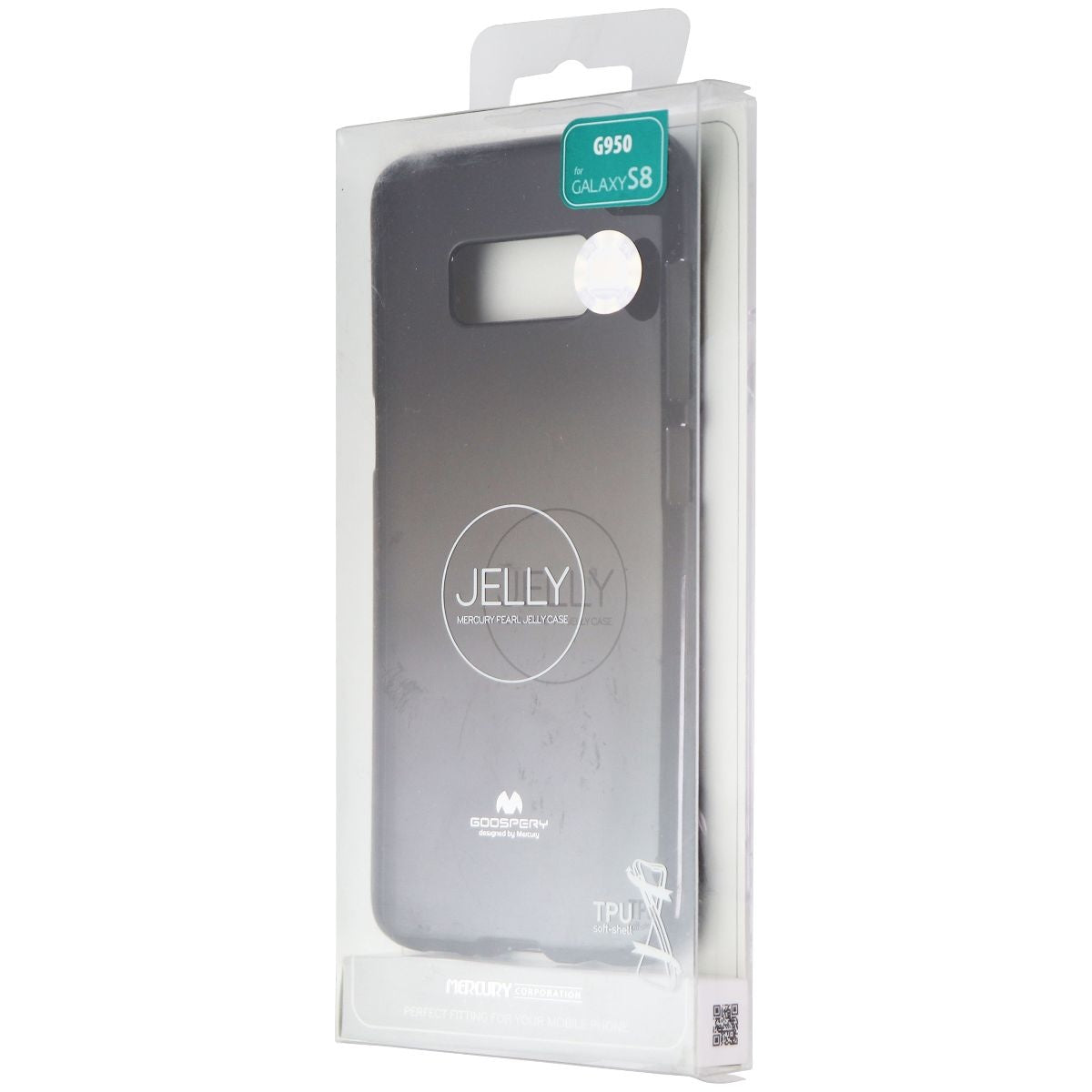 Mercury Goospery Jelly Case for Samsung Galaxy S8 - Black/Glitter Cell Phone - Cases, Covers & Skins Mercury - Simple Cell Bulk Wholesale Pricing - USA Seller