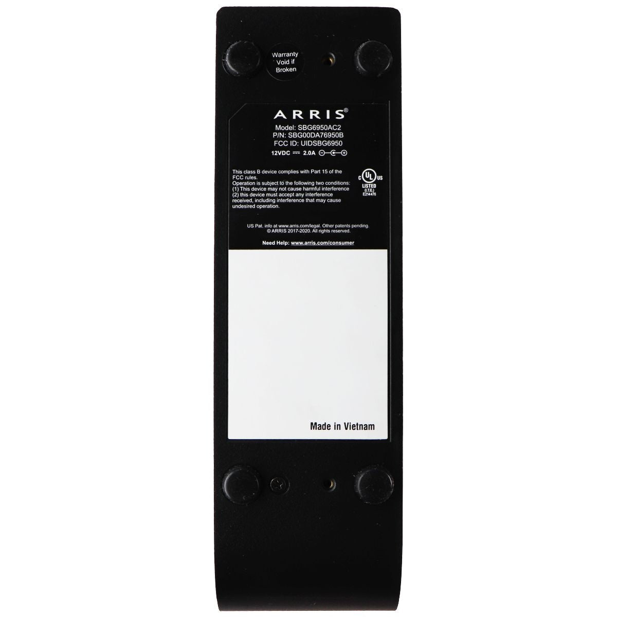 Arris SURFboard (16x4) Docsis 3.0 Cable Modem Plus AC1900 Wi-Fi Router Networking - Wireless Wi-Fi Routers Arris - Simple Cell Bulk Wholesale Pricing - USA Seller