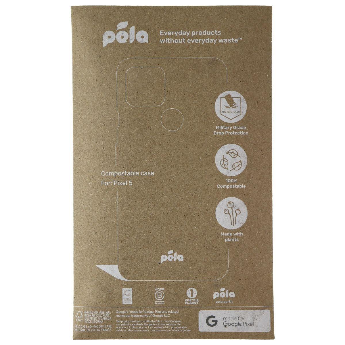 Pela Series Case for Google Pixel 5 - Honey (Bee Edition) Cell Phone - Cases, Covers & Skins Pela - Simple Cell Bulk Wholesale Pricing - USA Seller