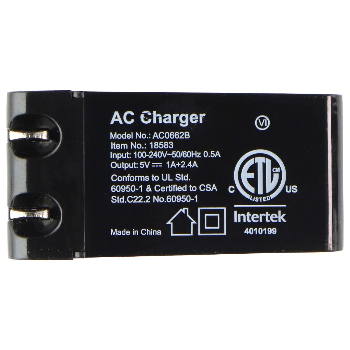 mworks! mPOWER! Dual Port (5V/3.4A) USB Travel Wall Charger - Black Cell Phone - Chargers & Cradles mWorks! - Simple Cell Bulk Wholesale Pricing - USA Seller