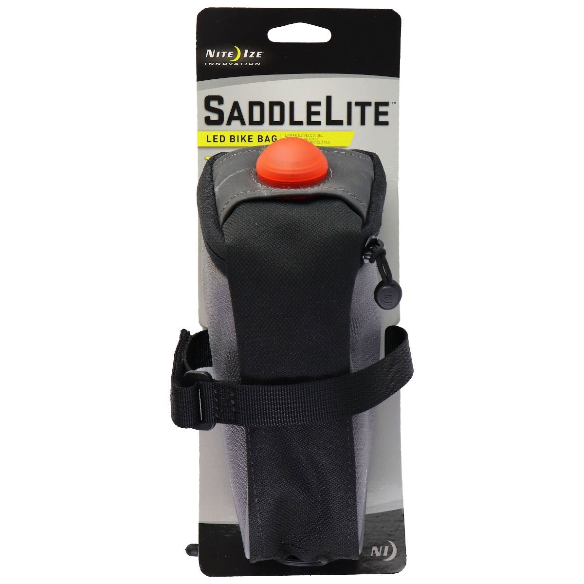 Nite Ize SaddleLite LED Bike Bag - Black Other Sporting Goods Nite Ize - Simple Cell Bulk Wholesale Pricing - USA Seller