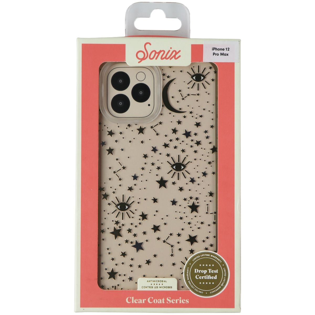Sonix Clear Coat Series Case for Apple iPhone 12 Pro Max - Gold Cosmic Stars Cell Phone - Cases, Covers & Skins Sonix - Simple Cell Bulk Wholesale Pricing - USA Seller