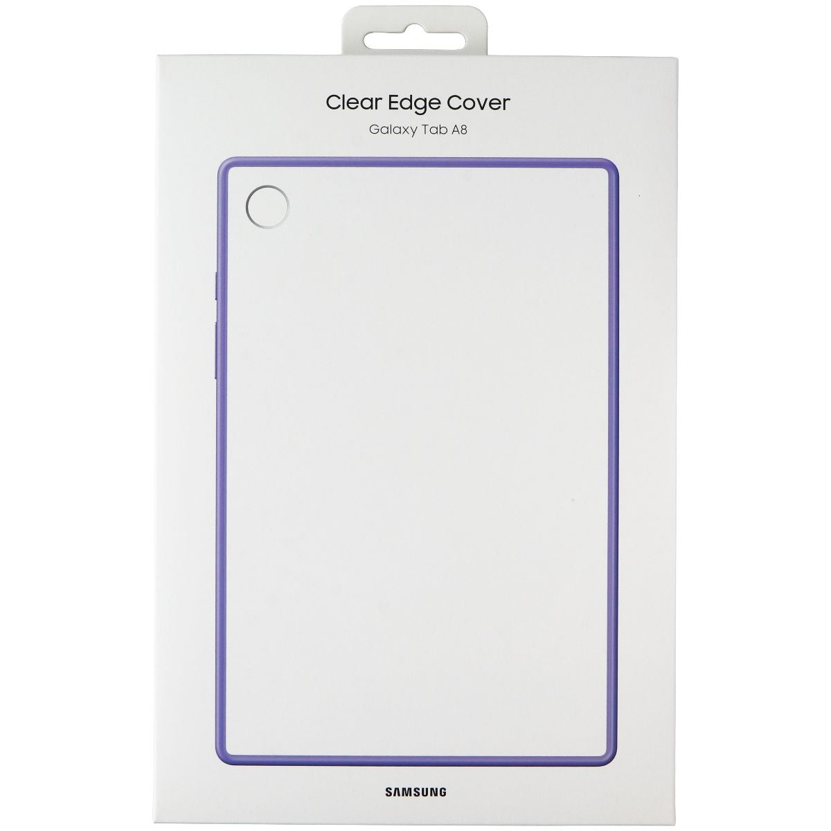 Samsung Clear Edge Cover for Galaxy Tab A8 - Lavender/Clear iPad/Tablet Accessories - Cases, Covers, Keyboard Folios Samsung - Simple Cell Bulk Wholesale Pricing - USA Seller