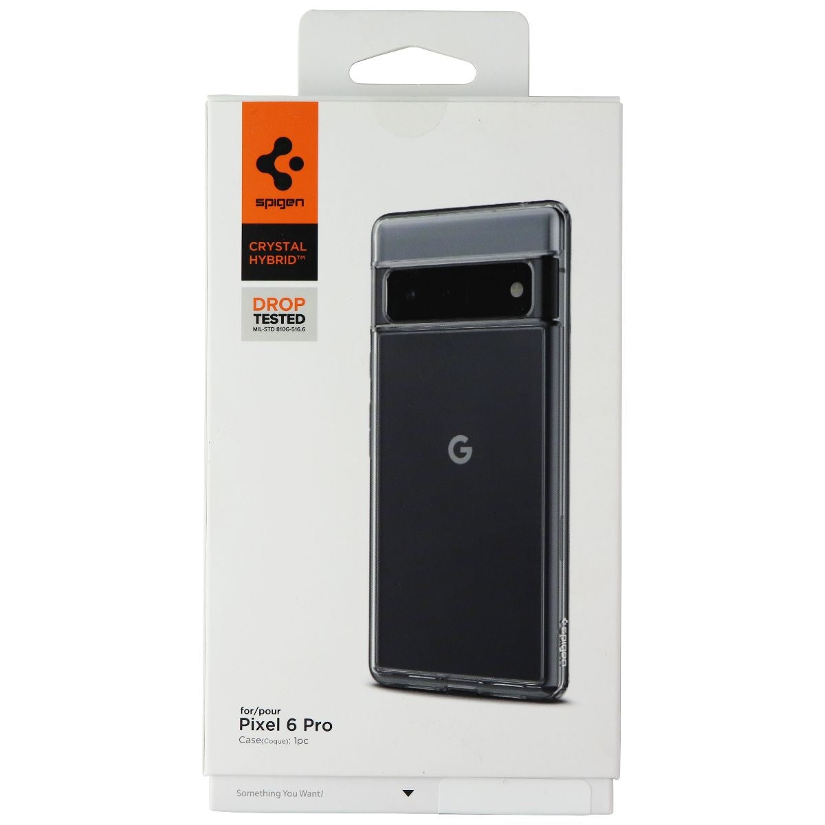 Spigen Crystal Hybrid Series Case for Google Pixel 6 Pro - Clear Cell Phone - Cases, Covers & Skins Spigen - Simple Cell Bulk Wholesale Pricing - USA Seller