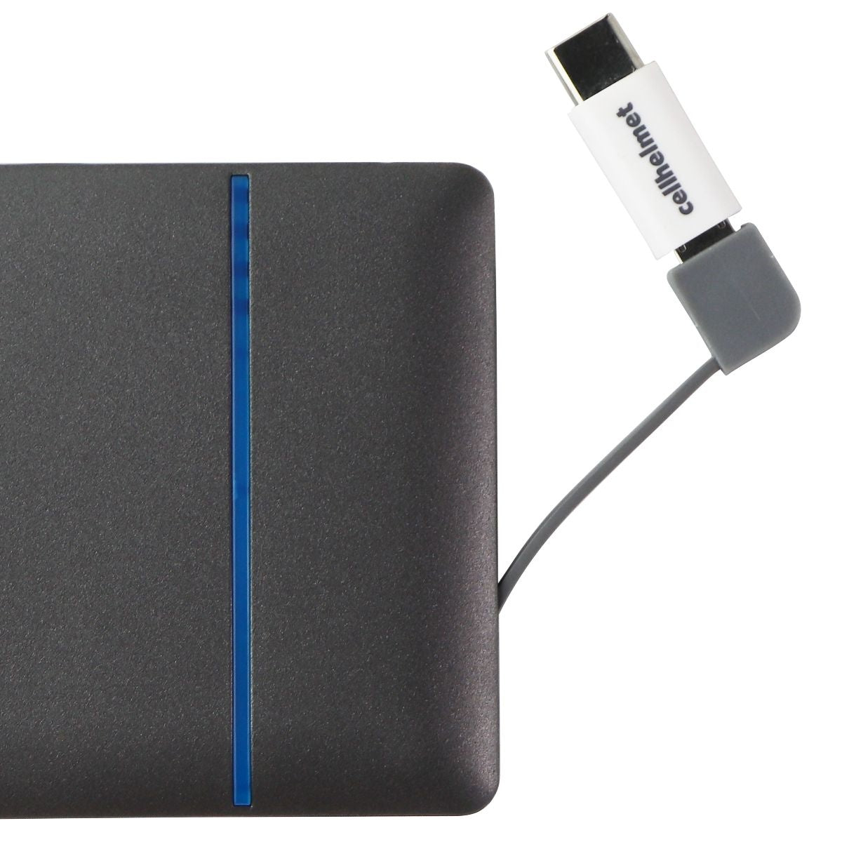 CellHelmet 5,000mAh Power Bank with Micro-USB and 8-Pin for iPhone - Black Cell Phone - Chargers & Cradles CellHelmet - Simple Cell Bulk Wholesale Pricing - USA Seller