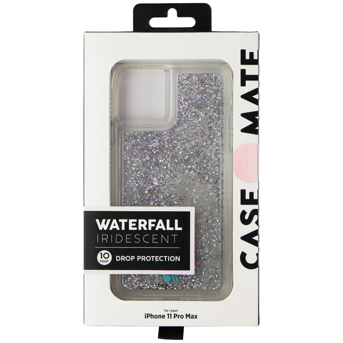 Case-Mate Waterfall Series Glitter Case for iPhone 11 Pro Max - Iridescent Cell Phone - Cases, Covers & Skins Case-Mate - Simple Cell Bulk Wholesale Pricing - USA Seller