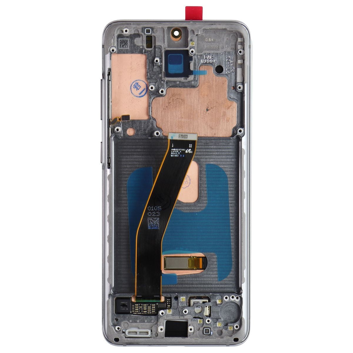 Repair Part - OLED Assembly with Frame for Galaxy S20 (Non-Verizon) Gray Cell Phone - Replacement Parts & Tools Unbranded - Simple Cell Bulk Wholesale Pricing - USA Seller