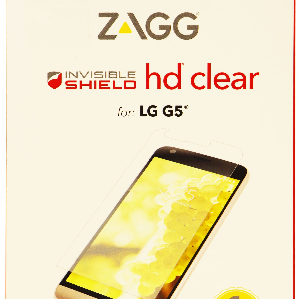 ZAGG InvisibleShield HD Clear Series Screen Protector for LG G5 - Clear Cell Phone - Screen Protectors Zagg - Simple Cell Bulk Wholesale Pricing - USA Seller