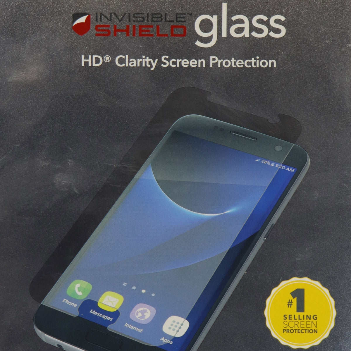 ZAGG InvisibleShield Tempered Glass Screen Protector for Samsung Galaxy S7 Clear Cell Phone - Screen Protectors ZAGG - Simple Cell Bulk Wholesale Pricing - USA Seller