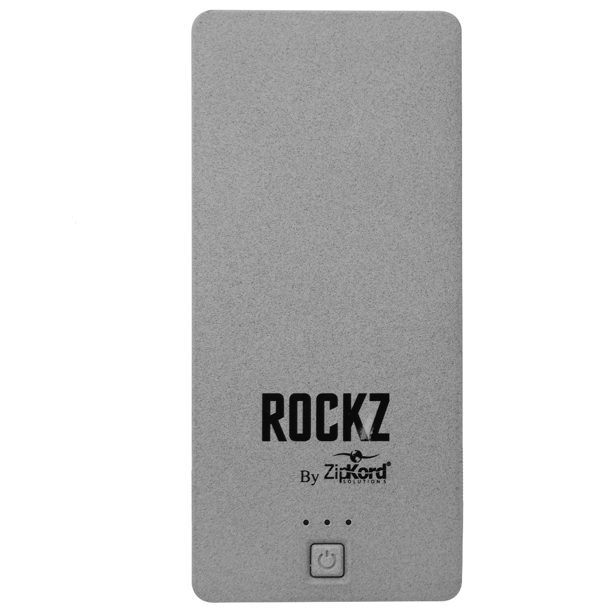 Zipkord 2.4 Amp 5,000 mAh Portable Power Bank with USB-C Connector - Gray Cell Phone - Chargers & Cradles ZipKord - Simple Cell Bulk Wholesale Pricing - USA Seller