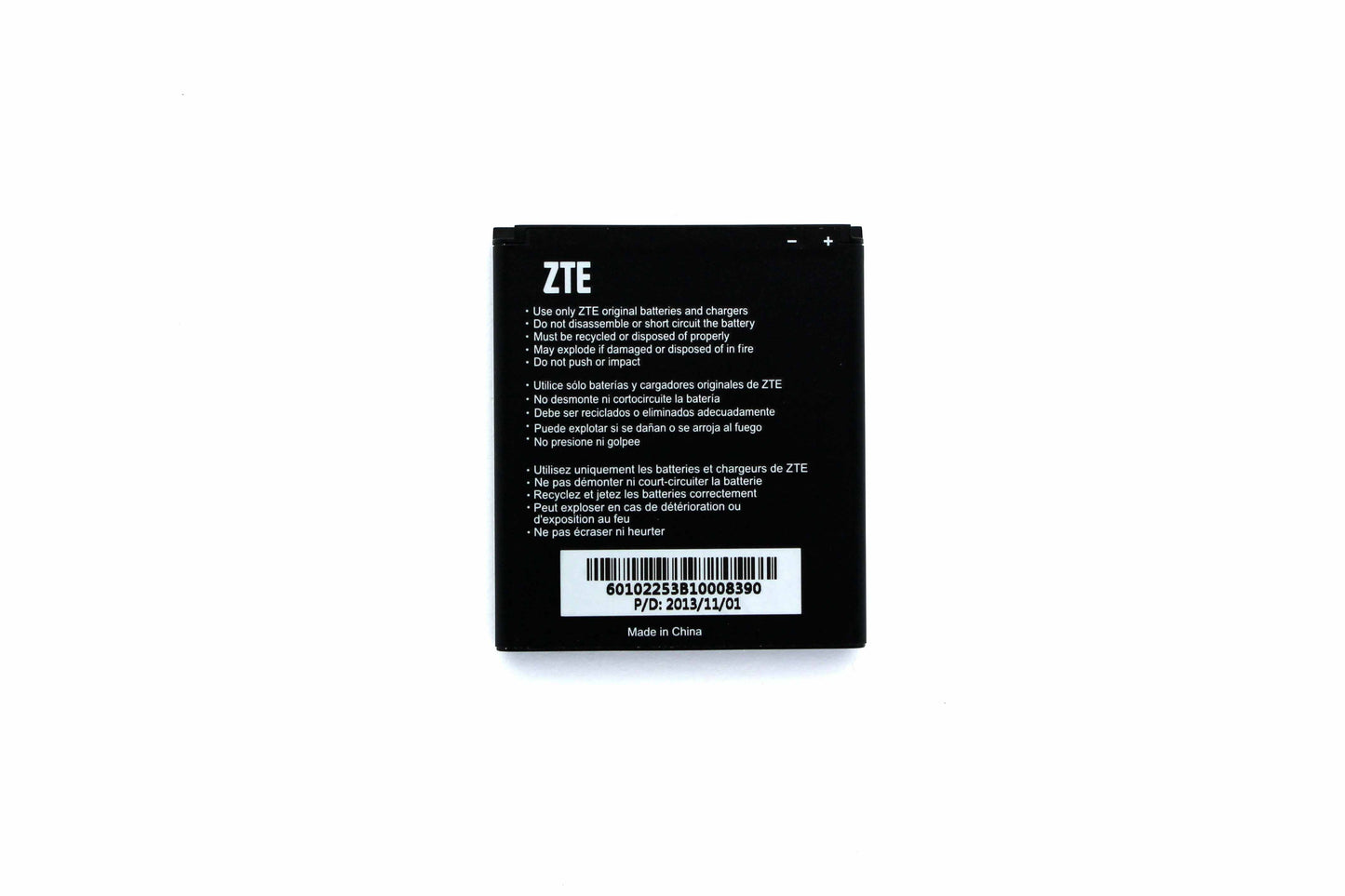 ZTE Rechargeable OEM (2,070mAh) Battery for ZTE N9511 (Li3820T43P3h585155) Cell Phone - Batteries ZTE - Simple Cell Bulk Wholesale Pricing - USA Seller
