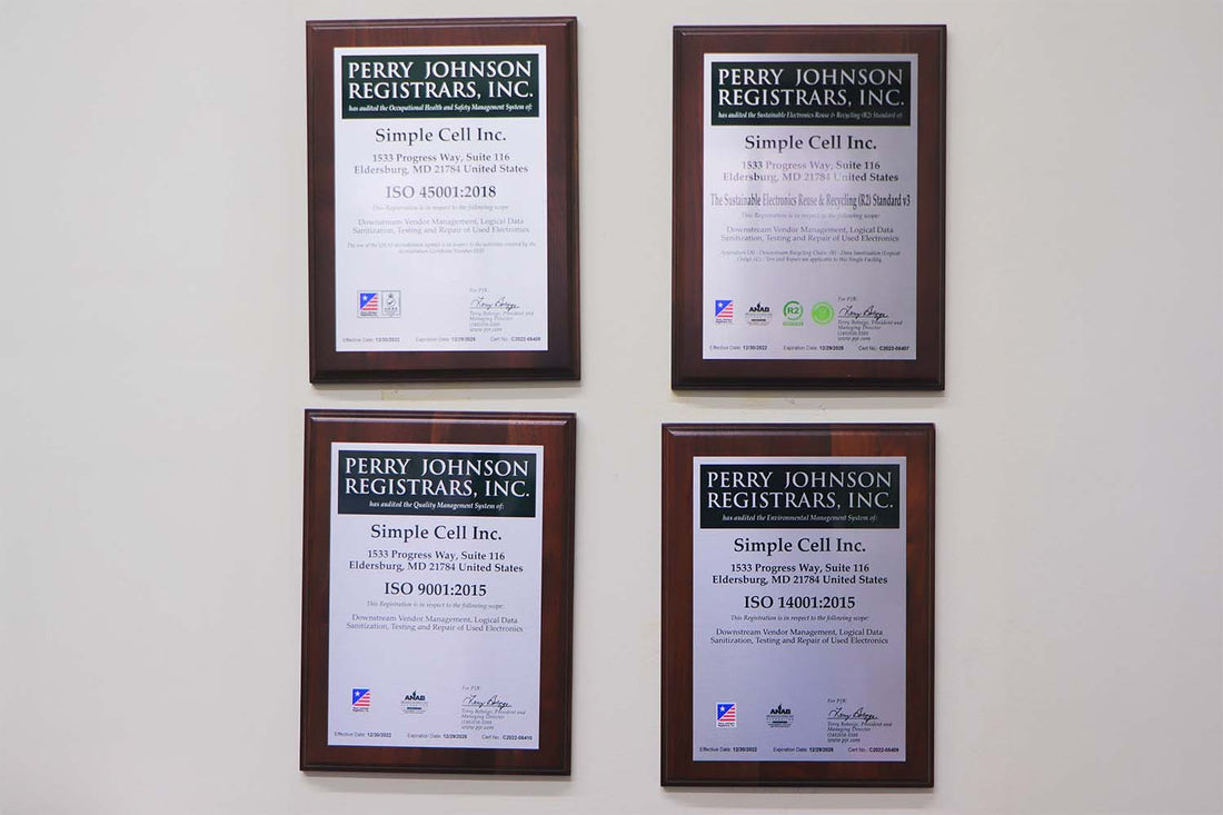 Simple Cell Achieves WISE and R2v3 Certifications