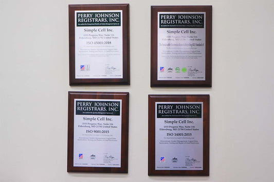 Simple Cell Achieves WISE and R2v3 Certifications