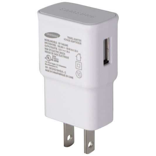 Samsung (5V/1.55A) Single USB Wall Charger / Travel Adapter - White (EP-TA50JWE) Cell Phone - Cables & Adapters Samsung - Simple Cell Bulk Wholesale Pricing - USA Seller