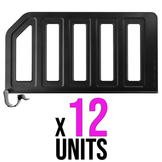 12 PACK - Simple Cell Shelf / Closet Separator w/ Snap on Clip 12 x 6 Inch Home Improvement - Other Home Organization Simple Cell    - Simple Cell Bulk Wholesale Pricing - USA Seller
