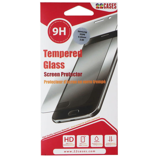 22 Cases 9H Tempered Glass Screen Protector for Samsung Galaxy S23 FE Cell Phone - Screen Protectors 22 Cases - Simple Cell Bulk Wholesale Pricing - USA Seller