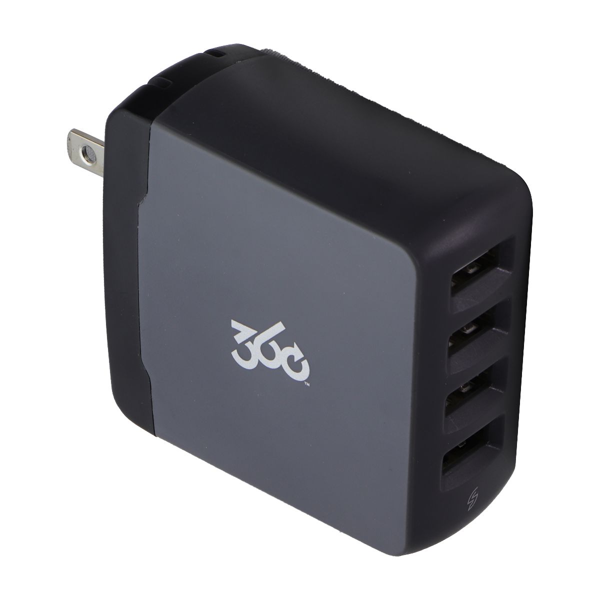 360 Electrical Vivid 8.0 (4-Port) 2.4A USB Wall Charger - Gray/Black (360542) Cell Phone - Chargers & Cradles 360 Electrical - Simple Cell Bulk Wholesale Pricing - USA Seller