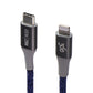 360 (4ft) HabitatCharge USB-C to 8-Pin Lightning Braided Cable - Navy
