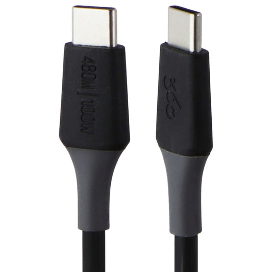 360 Electrical Infuse Kevlar 6' USB-C to USB-C Charging and Data Cable - Black Computer/Network - Other Cables 360 Electrical    - Simple Cell Bulk Wholesale Pricing - USA Seller