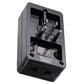 360 Electrical 2 Outlet Adapter 2.1A USB for US/China/Israel/UK/EU - Black Cell Phone - Chargers & Cradles 360 Electrical - Simple Cell Bulk Wholesale Pricing - USA Seller