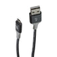 360 Electrical Habitat 4 FT Micro-USB to USB-A Braided Charge Cable - Charcoal Cell Phone - Cables & Adapters 360 Electrical    - Simple Cell Bulk Wholesale Pricing - USA Seller