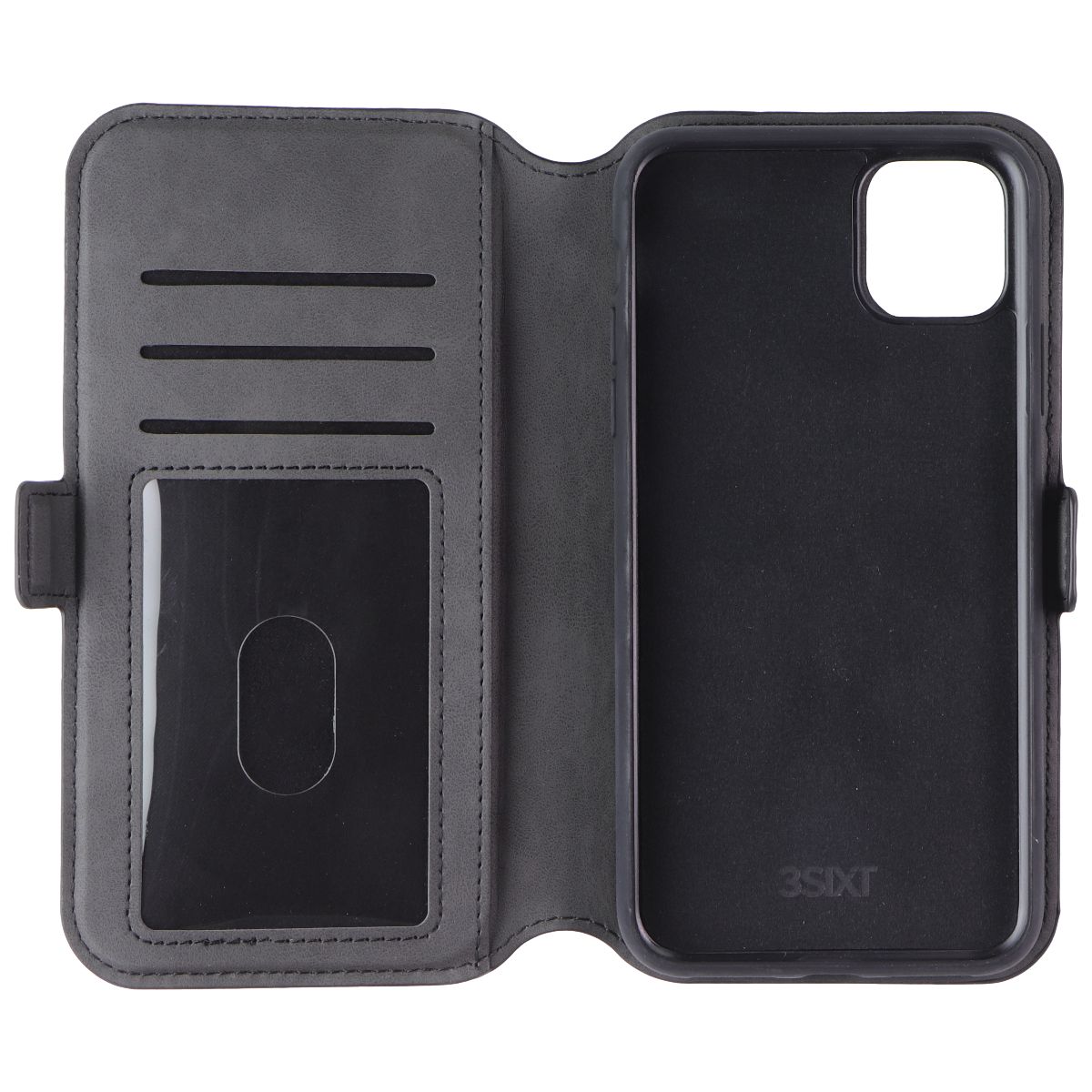 3SIXT NeoWallet Series Folio Case for Apple iPhone 11 Pro Max - Black Cell Phone - Cases, Covers & Skins 3SIXT - Simple Cell Bulk Wholesale Pricing - USA Seller