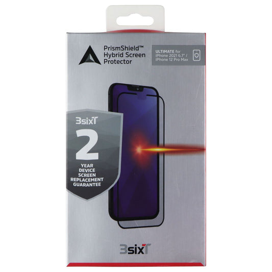 3SIXT PrismShield Hybrid Protector for iPhone 13 Pro Max/12 Pro Max (Ultimate) Cell Phone - Screen Protectors 3SIXT - Simple Cell Bulk Wholesale Pricing - USA Seller