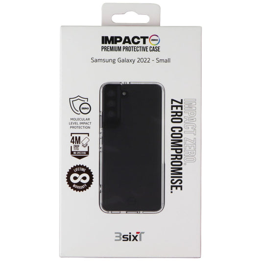 3SIXT Impact Zero Series Case for Samsung Galaxy S22 (2022 / Small) - Clear Cell Phone - Cases, Covers & Skins 3SIXT - Simple Cell Bulk Wholesale Pricing - USA Seller