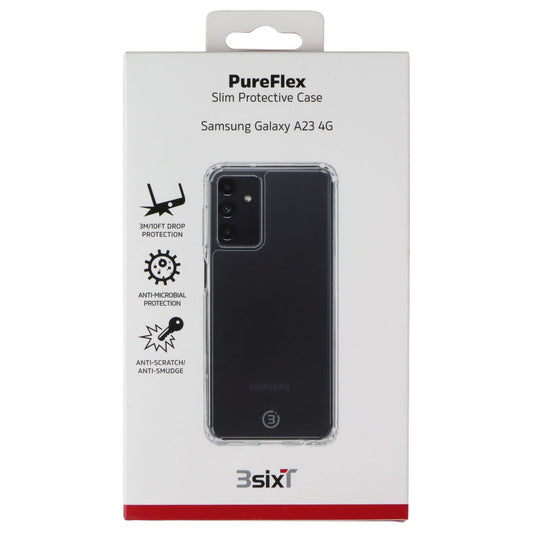 3SIXT PureFlex Case for Samsung Galaxy A23 4G - Clear Cell Phone - Cases, Covers & Skins 3SIXT - Simple Cell Bulk Wholesale Pricing - USA Seller